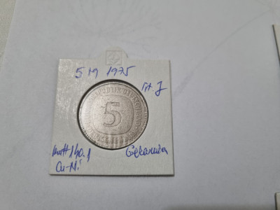 moneda germania rfg 5 m 1975 foto