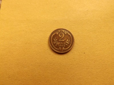 Austria 2 Heller 1912 - MA 5 foto