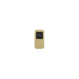 Husa Flip Carte S-View Gold Apple iPhone 7 Plus (5.5 inch) Premium