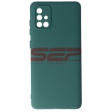 Husa Silicon Samsung Galaxy A71 Midnight Green - Calitate Premium