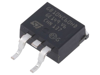 IGBT 600V 10A D2PAK Tranzistor foto