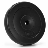 Disc greutate 10 kg pentru haltera, 31 mm, compozit bitumic, negru