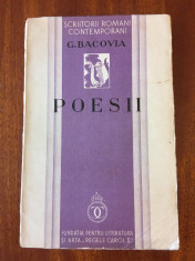 G. Bacovia - Poesii (1934 - Impecabila!) foto