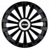 Set 4 capace roti Meridian negru pentru gama auto Jeep, R14