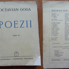 Octavian Goga , Poezii , 1942