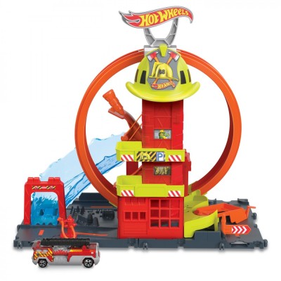 HOT WHEELS STATIA DE POMPIERI SUPER LOOP foto