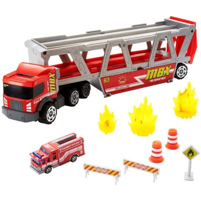 Camion de salvare Matchbox, Trailer pompierilor foto