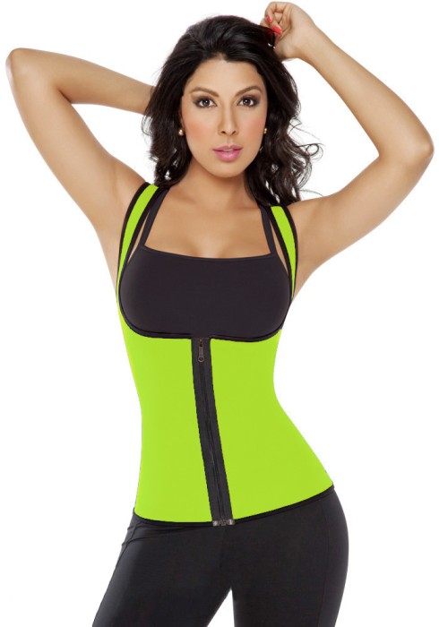 Q538-121 Corset modelator tip vesta din neopren, model reversibil