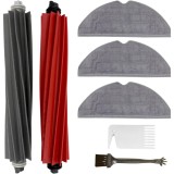 Set 7 Piese Accesorii de Schimb pentru Xiaomi Roborock S8 Pro Ultra &ndash; Perie Principala, Filtre HEPA, Laveta Mop pentru Aspiratoarele Roborock