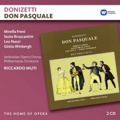Donizetti: Don Pasquale | Mirella Freni, Sesto Bruscantini, Leo Nucci, Gosta Winbergh, Ambrosian Opera Chorus, Philharmonia Orchestra, Riccardo Muti