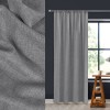 Perdea Decorativă, Model Antracit, Material Poliester, Dimensiuni 140x260 cm, Oem