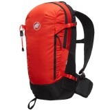 Rucsac Drumetie Mammut Lithium 15L, Rosu/Negru, Reciclat, Husa Ploua, Suport Bete Trekking, Compatibil Hidratare, Buzunare Multiple