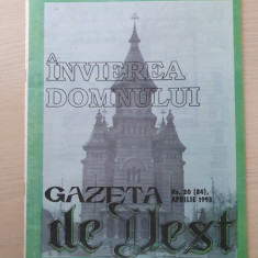 gazeta de vest aprilie 1993-revista legionara-corneliu codreanu,i.mota