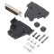 Conector D-Sub 25-Pin Tată, negru