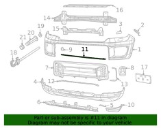 Ornament grila Jeep Grand Cherokee (Wl), 2021-, montare fata, cromat; superior, RapidAuto