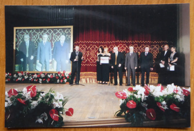 Radu Beligan sarbatorit la premiile Uniter printr-o diploma de onoare foto