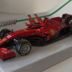 Macheta Ferrari SF21 Carlos Sainz Formula 1 2021 - Bburago 1/43 F1