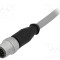 Conector HARTING M12 tată 12 pini drept cu cablu 0,5m PVC