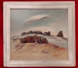 Deal cu padurice - ulei pe panza anii 80