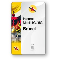 eSIM Internet Brunei, valabil 7 zile, trafic 1 GB, Standard