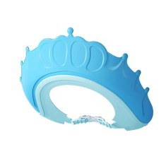 Cyrax Viziera de Protectie Baie Pentru Copii, Fippy, Model Coronita, Dimensiune ajustabila, Durabil, Usor de curatat, Impotriva Samponului, pentru Och