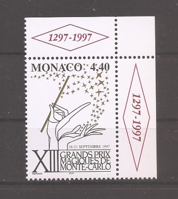 Monaco 1997 - Al 13-lea Magic Grand Prix, Monte Carlo San Francisco, MNH foto
