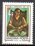 UNGARIA 1987, Arta, Pictura, B&eacute;la Uitz, serie neuzată, MNH