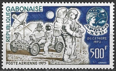 B2869 - Gabon 1973 - Cosmos ,neuzat,perfecta stare foto