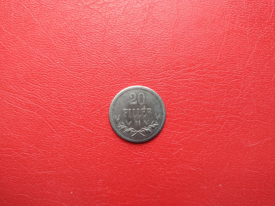 UNGARIA - 20 FILLER 1916 - AUNC foto