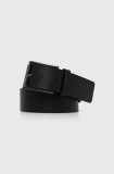 HUGO curea de piele barbati, culoarea negru, 50471562