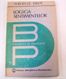 LOGICA SENTIMENTELOR-THEODULE RIBOT 1988