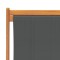 Scaune pliante 2 buc. Material textil gri - 7