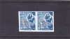 EXIL,ROMANIA-SPANIA,ANUL REFUGIATILOR,NED. IN PERECHE,1959,MNH ROMANIA., Istorie, Nestampilat
