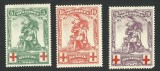 Belgia serie CRUCEA ROSIE 1914 MLH, Medical, Nestampilat