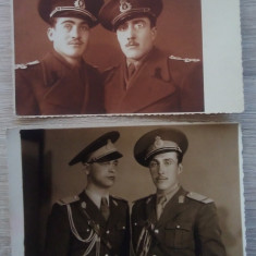 2 foto ofițeri armata regală - anii 1940