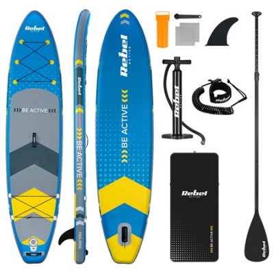 Placa gonflabila stand up paddle sup rebel active foto