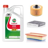 Cumpara ieftin Pachet Revizie Carbon Ulei Castrol GTX + Filtre pentru Dacia Logan II MCV II 0.9 TCE
