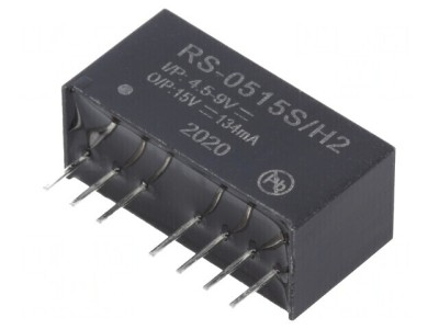 Convertor DC/DC 2W 4.5-9V la 15V 134mA SIP8 foto
