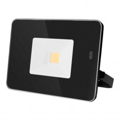 Reflector LED cu senzor si telecomanda, 20 W, 3000 K alb cald, 1700 lm, negru foto