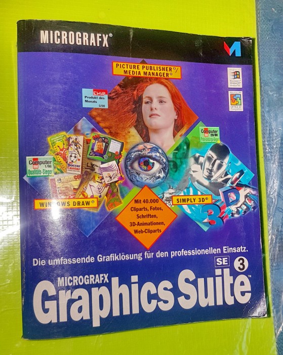 E555-MICROGRAFX-GRAPIX SUITE 1997 in germana stare buna.