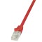 PATCH CORD UTP LOGILINK Cat5e, cupru-aluminiu, 3 m, rosu, AWG26, &quot;CP1064U&quot; (timbru verde 0.08 lei)