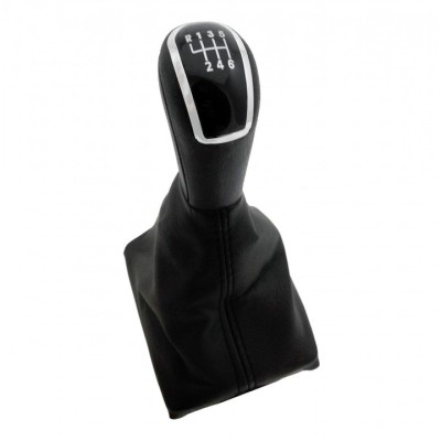 Nuca schimbator viteze + manson compatibil Audi A4 B7 2004-2008 8K0863287 - 6 Negru foto