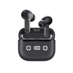 Casti wireless Bluetooth cu afisaj digital Havit TW984, negru foto