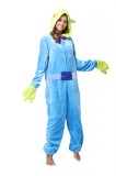 PJM62-412 Pijama intreaga kigurumi, model Monster Blue, S