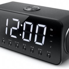 Radio cu ceas Muse M-192 CR, portabil, LED, Dual Alarm (Negru)