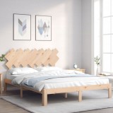 VidaXL Cadru de pat fără saltea, 140x190 cm, lemn masiv de pin 3193706