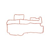 Garnitura termoflot, racitor ulei pentru JCB cod OEM 320/04113, 320-04113, 32004113 Breckner Germany