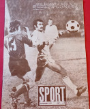 Revista SPORT nr.21/noiembrie 1972 (Romania; RAPID Bucuresti-RAPID Viena)