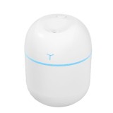Mini umidificator portabil, flippy, 2 moduri, aromaterapie, silentios, lumina ambientala, incarcare usb, 220 ml, 8 x 8 x 10.3 cm, alb
