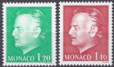 C2828 - Monaco 1980 - Rainier 2v. neuzat,perfecta stare, Nestampilat
